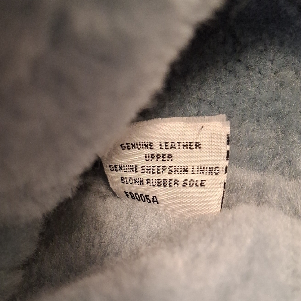UGG Classic Light Blue Mid-Calf Suede Boots Shearling Lined. Lightly Worn. - Picture 9 of 10